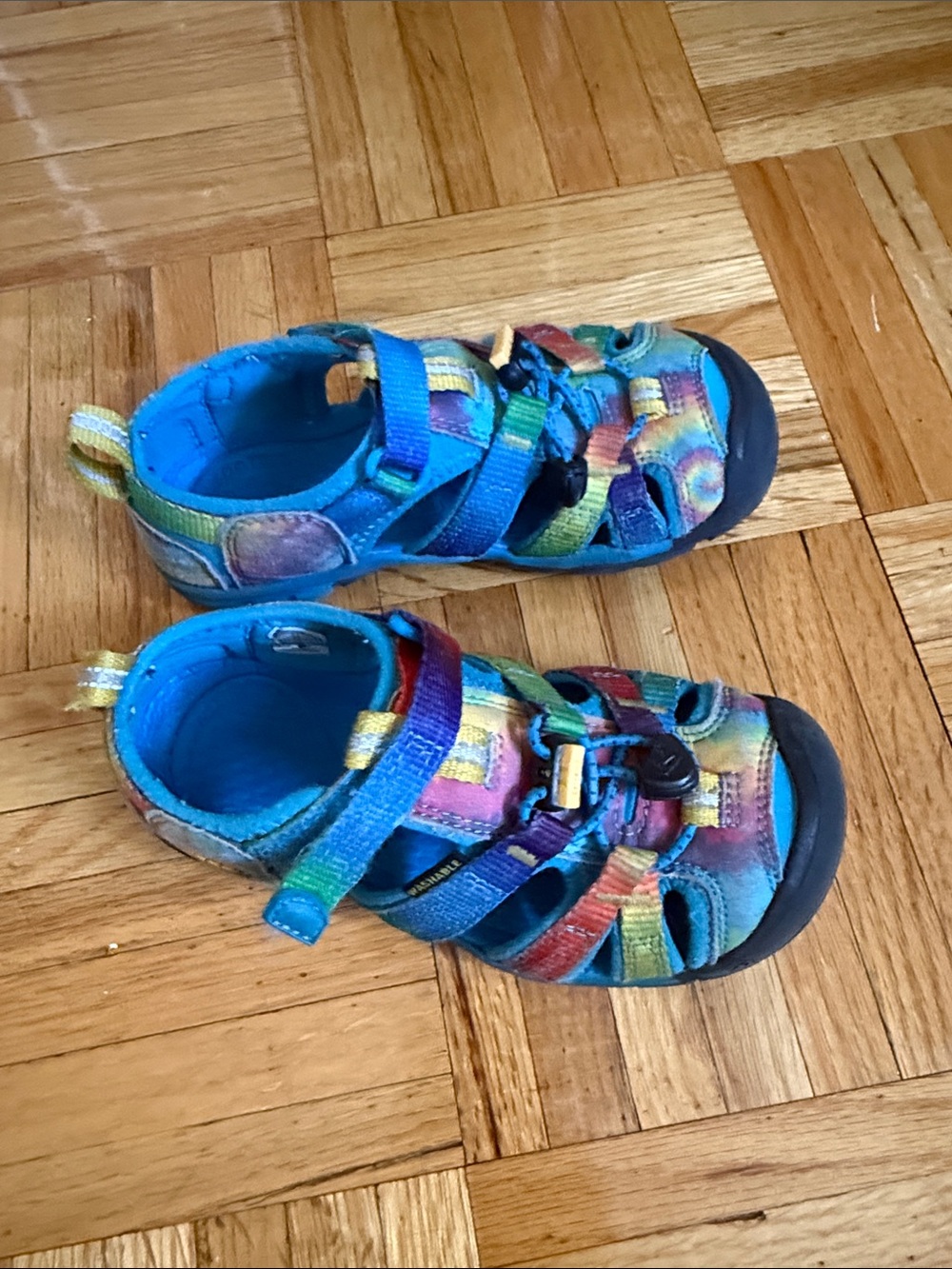 Keen Kids Multicolor Rainbow Sport Sandals - Blue Trim